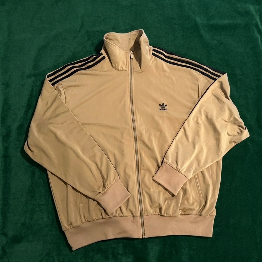 Adidas Originals Firebird TT Track Top Jacket Cardboard Tan JY6366 Mens 2XL NEW